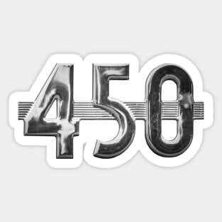 450 Number Insignia Sticker